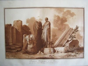Houel.Fragments D´Architecture Et De Figures.Paris 1782-87 - Imagen 1 de 1