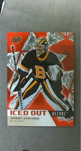 2021-22 Upper Deck Allure Iced Out #18 Jeremy Swayman Bruins - Picture 1 of 2