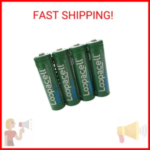 4 AA Rechargeable NiCD Battery, 1.2V 1000mAh High Capacity AA Batteries - Picture 1 of 2