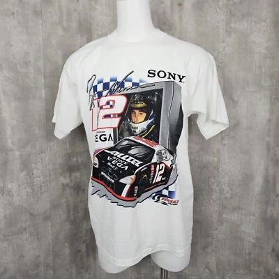 Vintage RC Ryan Newman #12 Alltel 2002 Sony Penske Size XL White Tshirt NASCAR - Image 1 of 4