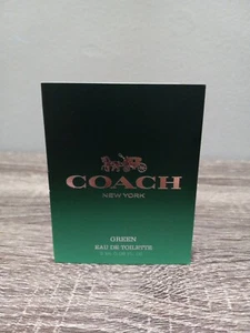 NEW COACH MEN GREEN EAU DE TOILETTE SAMPLE SPRAY 2 ML / 0.06 FL OZ NEW - Picture 1 of 7