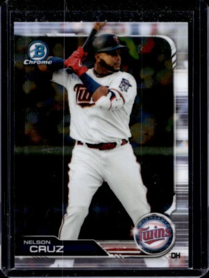 Nelson Cruz 2019 Bowman Chrome Baseball -  #70 - Minnesota Twins - Image 1 of 2