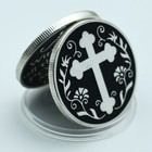 Holiday Gifts Silver Coin Commemorative Metal Coin Jesus Cross Decorative Coin