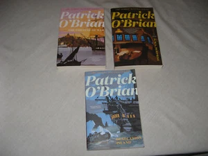 Lot Of Three Patrick O'Brian Paperback Books The Aubrey Maturian Series Ships - Picture 1 of 3