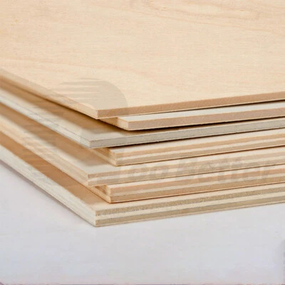 Pappel Platte Sperrholz Blatt Brett Modell Kunst Bastel DIY 100x100mm 300x210mm - Bild 1 von 4