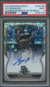 PSA 9 2023 BOWMAN DRAFT CROMO BRILLO AUTOMÁTICO #CDAJBE JAY BESHEARS RC/71 - Imagen 1 de 2