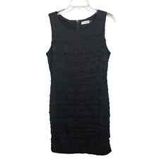 NEW Calvin Klein Charcoal Gray Sleeveless Sheath Dress Women's Size 12P