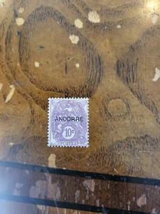 Stamps French Andorra Scott #5 h - Picture 1 of 1