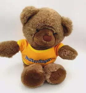 Vintage Nabisco Butterfinger Süßigkeiten Werbung Bär Plüschtier Stofftier Spielzeug 1987 - Bild 1 von 12