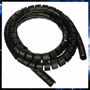 SPIRALKABELBINDER KABELBINDER 20mm KABELHÜLSE KABELABDECKUNG FÜR PC TV 2,5 METER - Bild 1 von 4