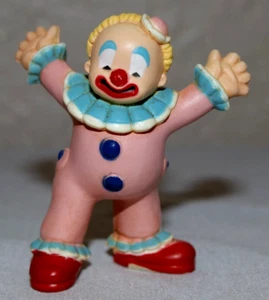Figura Payaso Miniatura con Pegatina Original 2.25" Alto Vintage Enesco 1984 - Imagen 1 de 8