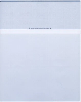 COMPUCHECKS 500 Blank Check Stock Paper - Check on Top - "Blue Diamond"