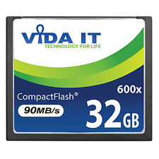 New High Speed 32GB Compact Flash CF Super Fast Memory Card 600x For SLR Camera