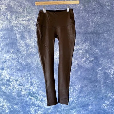 DG2 Diane Gilman Delgado y Elegante Marrón Imitación Cuero Talla PXS Elástico Foto 1 de 4