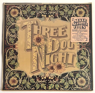 THREE DOG NIGHT ~ SEVEN SEPARATE FOOLS  STILL SEALED  INCLUDES SEVEN CARDS  1972 - Image 1 of 4