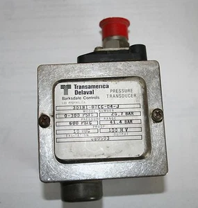 Barksdale 301N1-07CG-04-J Transductor de presión USADO 0-300 PSI, 10 VDC - Imagen 1 de 4