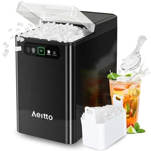 Self-Cleaning Countertop Nugget Ice Maker - 40Lbs Daily Soft Chewable Ice - Picture 1 of 12