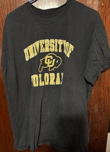 Colorado University Buffaloes Vintage T-Shirt Gr. L (?) Schwarz - Bild 1 von 10
