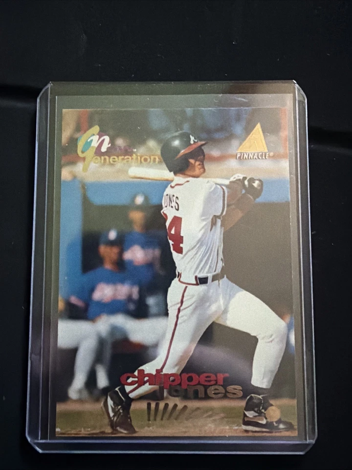 1994 Pinnacle Chipper Jones NG20 New Generation Baseball Card Atlanta Braves HOF - Image 1 of 2
