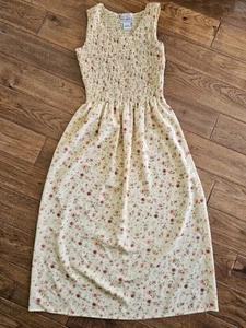 Maxi Vestido Para Mujer Karin Stevens Vintage Floral Calado 10 Cottagecore Boho - Imagen 1 de 9