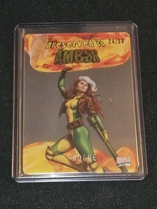 2022 Marvel Masterpieces Rogue Preserved in Amber Insert 24/50 PA-60 RARE - Picture 1 of 2