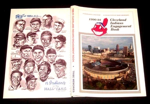 Cleveland Indians Baseball, Vintage Calendar Book 1990-91, MLB Collectibles, NEW - Picture 1 of 5