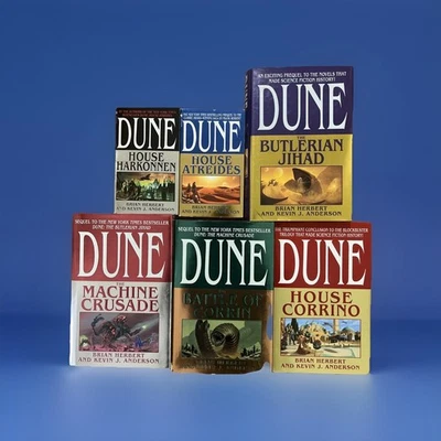 Brian Herbert PRELUDE TO DUNE & LEGENDS Complete Lot of 6 Set Hardcover HC & PB Foto 1 de 4