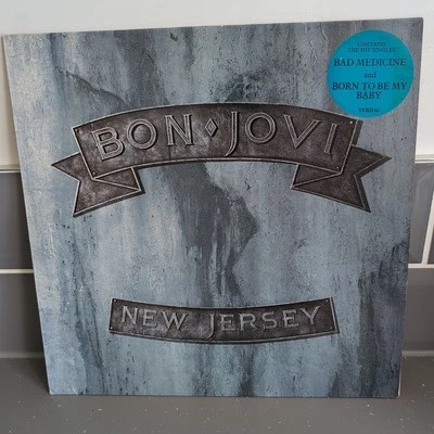 BON JOVI  NEW JERSEY 1988 UK 1st VINYL LP VERTIGO VERH62 836 345-1 A1/B2 VG+/VG+ - Image 1 of 4