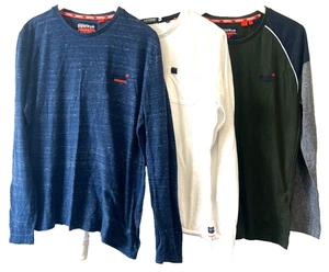 Superdry, Long Sleeves, T-shirts, Set Of 3, Men's UK XL - Picture 1 of 10