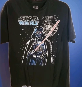 Camiseta ESTILO VINTAGE 8-BIT STAR WARS DARTH VADER GRANDE ENVÍO GRATUITO - Imagen 1 de 3