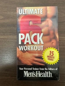 Men's Health Ultimate 6 Pack Workout On VHS Brand New - Imagen 1 de 3