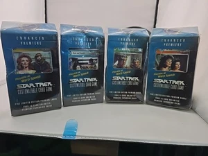 (4) Star Trek CCG Enhanced Premiere Expansions Packs - Picture 1 of 10