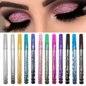 12 Colors Cream Eye Shadow Pen Eyeshadow Pencil Shimmer Eyeshadow Stick Makeup// - Picture 1 of 29