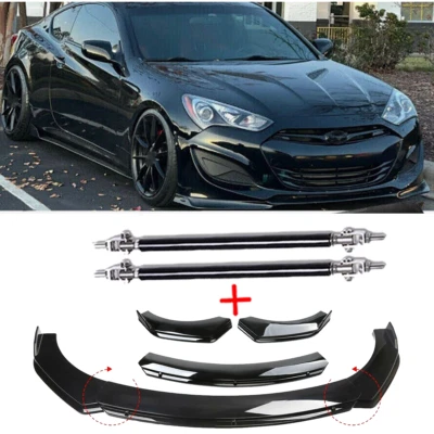 Front Bumper Lip Part Accessories Splitter Spoiler For Hyundai Genesis Coupe Foto 1 de 4