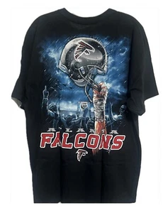 NFL Atlanta Falcons  Majestic Sky Helmet  T-Shirt Available Size XL - Picture 1 of 2
