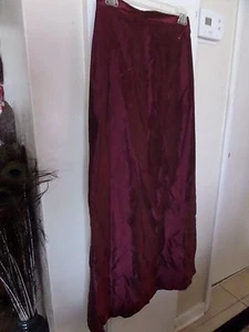 J.R.Nites New Women's Maxi Long Skirt Red Classic Party Wedding Ladies size 6 - Foto 1 di 9