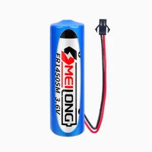 ER14505M 3,6V 2200mAh Akku nicht wiederaufladbar Li-Ion Akku mit SM Black Stecker - Bild 1 von 2