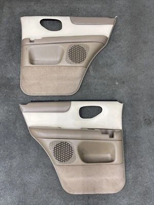 98-04 Chevy Blazer S-10 GMC Sonoma Jimmy paneles de puerta trasera potencia OEM tostado/neutro Foto 1 de 4