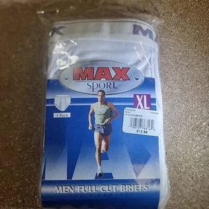 Slip uomo Max Sport XL 3 confezioni intimo taglio intero bianco cotone extra comfort - Foto 1 di 2