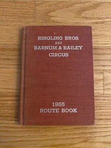1955 Ringling Bros and Barnum & Bailey Circus Route Book Vintage Program Catalog - Picture 1 of 10