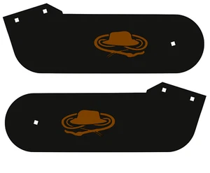 Indiana Jones Stern Laser-Cut Metal Hinges 0907 - Picture 1 of 4