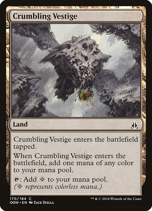 CRUMBLING VESTIGE x4 mtg NM Oath of The Gatewatch 4 Common - Image 1 of 1