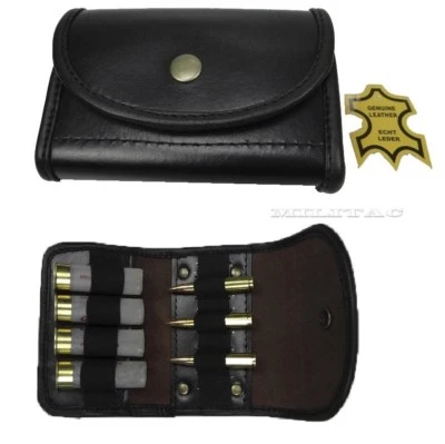 MAXIMTAC Patronen Tasche Gürtel Etui aus Edle Rind Leder Flinten + Büchsen Munition Jagd