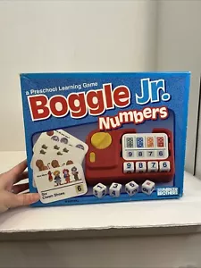 Boggle Jr Numbers Preschool Learning Game Family Travel Kid 1992 Parker Brothers - Picture 1 of 8