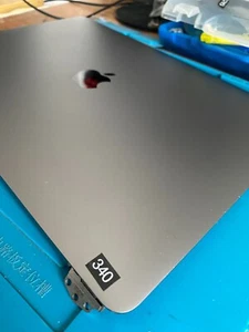 For parts, Liquid, Apple LCD Screen for MacBook Air 13" A2179 2020 EMC 3302 Grey - Picture 1 of 20