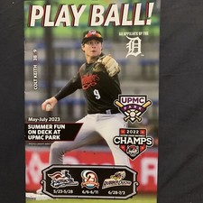 ERIE SEAWOLVES “Play Ball!” May 2023 Program  Colt Keith Cover AA Detroit Tigers