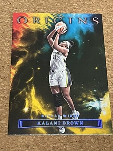 2023 Panini Origins WNBA Kalani Brown Gold Parallel /10 Dallas Wings