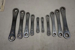 Craftsman SAE Metric Box End Reversible Ratcheting Wrench Set USA 11 Piece - Picture 1 of 3