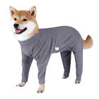 Vêtements classiques à rayures pour animaux de compagnie pyjama canin à quatre pattes combinaison vêtements de maison