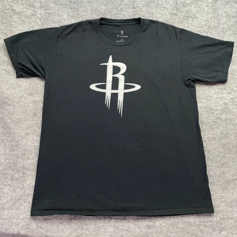 Houston Rockets Fanatics T-Shirt Black James Harden 13 Crew Cotton Men Large Cover